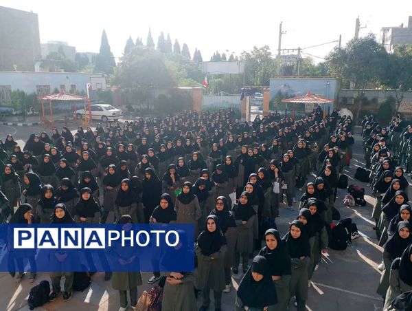 برگزاری مراسم بازگشایی مدارس در دبستان امید پرند و دبیرستان دخترانه شاهد رباط‌کریم