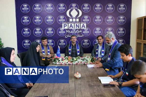 حضور مدیرکل آموزش و پرورش استان سمنان در جمع خبرنگاران پانا شهرستان سمنان