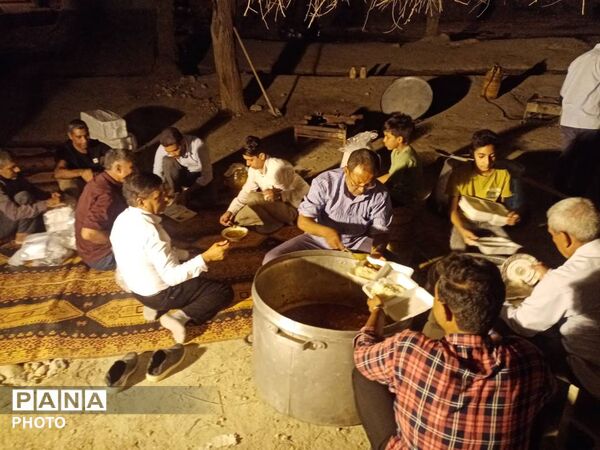جشن عید غدیر در محله مارم باغ‌شهر فین