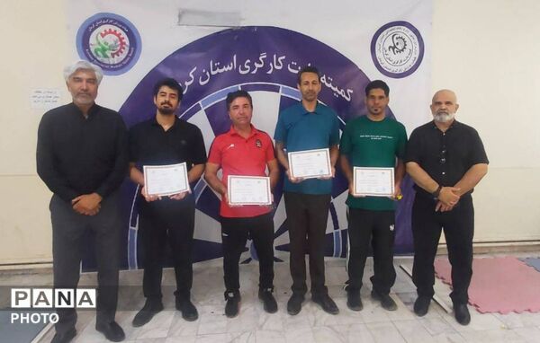 مسابقات دارت کارگران استان کرمان