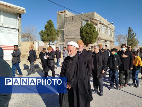 دسته‌روی و عزاداری ایام فاطمیه دوم در شهر درق