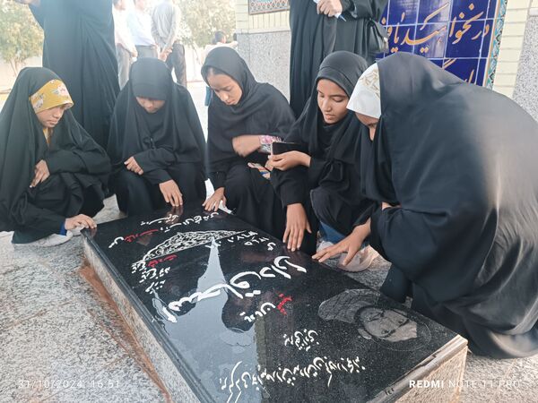برگزاری مراسم غبارروبی گلزار شهدای بوموسی 