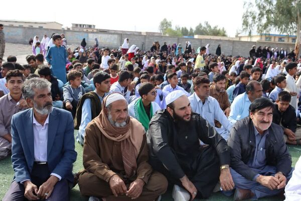 حضور پرشور شیعه و سنی دهستان رمشک در یوم‌الله ۲۲ بهمن