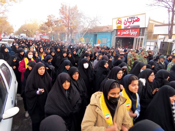 استقبال از شهدای گمنام در شهرستان بجنورد 