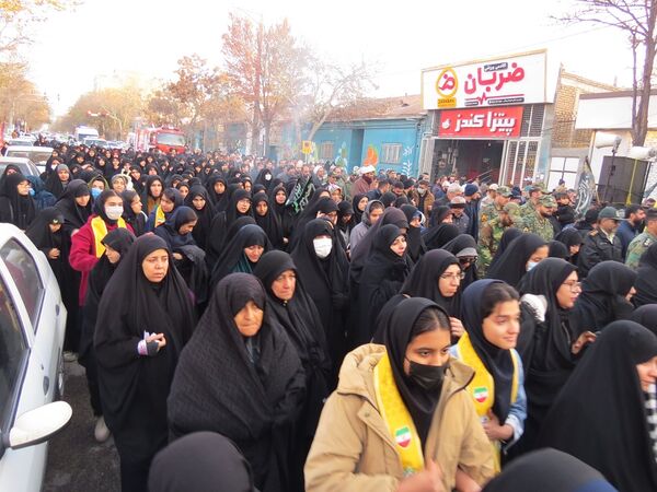 استقبال از شهدای گمنام در شهرستان بجنورد 