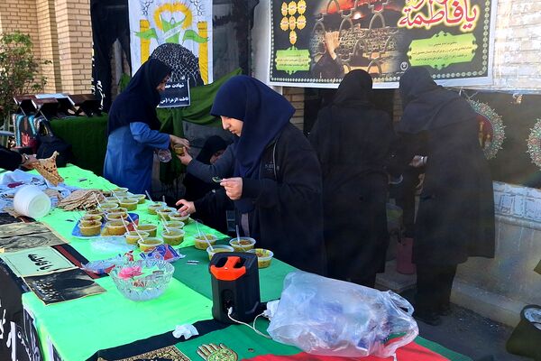 مراسم عزاداری حضرت زهرا (س) در دبیرستان دخترانه هیأت امنایی پویش ناحیه ۳شیراز 