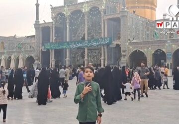 روایت خبرنگار پانا از شادپیمایی کودکان در عید ولایت