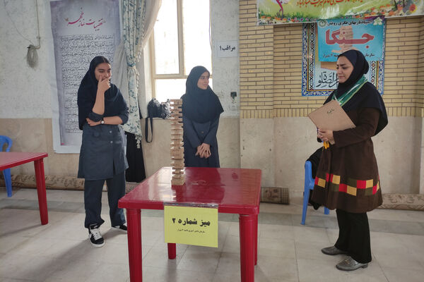 برگزاری مسابقات بازی فکری رشته جنگا ناحیه 4 شیراز
