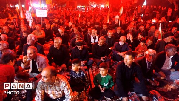 طنین نوای یا حسین (ع) در دومین شب از ماه محرم در نورآباد
