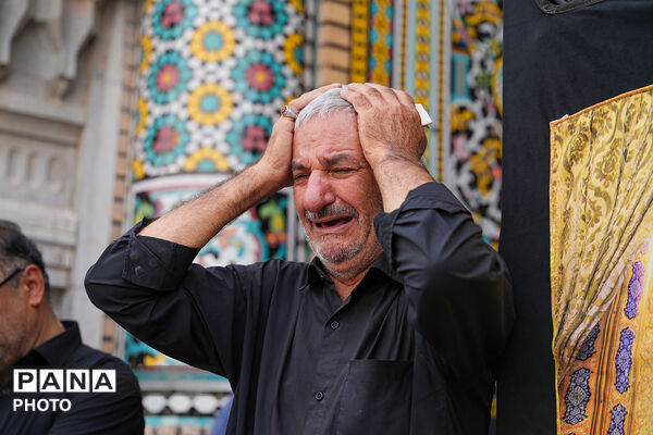 حضور دسته‌جات عزاداری سالروز شهادت امام حسن مجتبی(ع) در حرم حضرت معصومه(س)