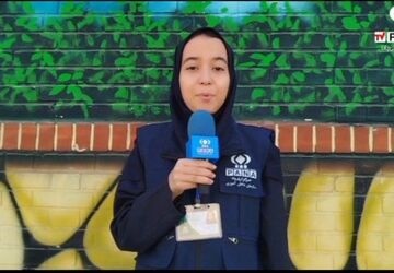 بزرگداشت هفته نیروی انتظامی در دبیرستان دخترانه عطیه 