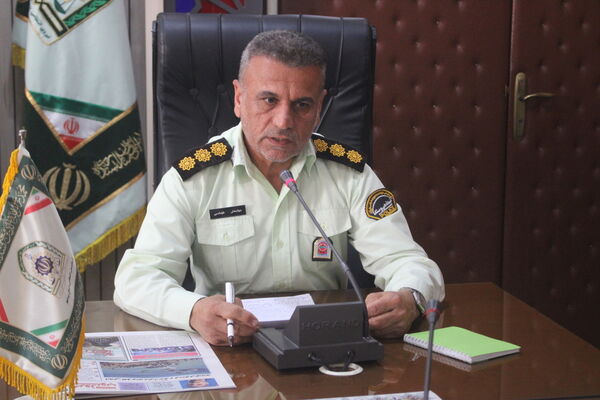 نشست خبری فرمانده انتظامی استان بوشهر
