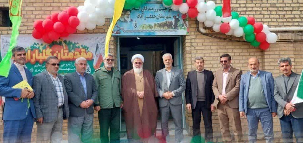 افتتاح دفتر هیئت رزمندگان اسلام شهرستان جعفرآباد قم