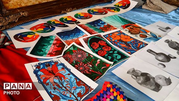 نمایشگاه مشاغل و فعالیت‌های مهارتی هنرستان فلق نظرآباد