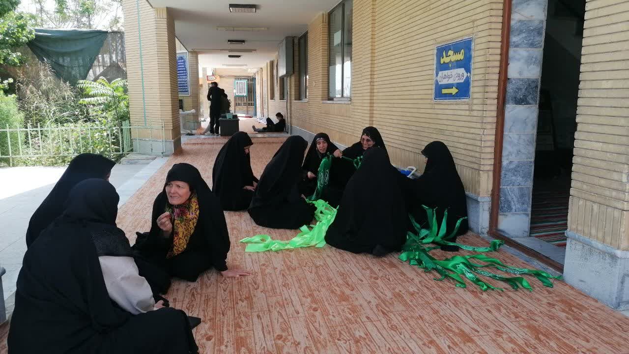 برپایی موکب عاشورایی اربعین حسینی در شیروان