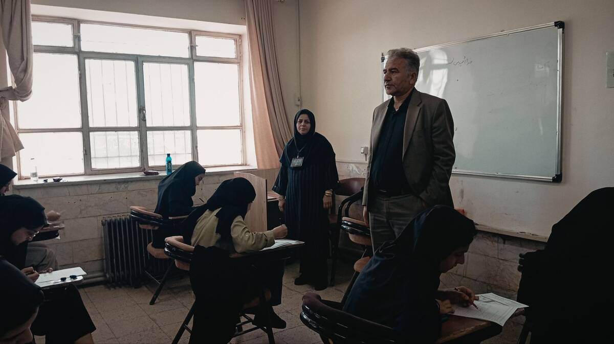 برگزاری آزمون میان پایه نمونه در کاشمر