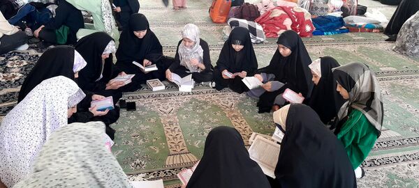 اعتکاف دانش‌آموزی در شهرستان ارسنجان