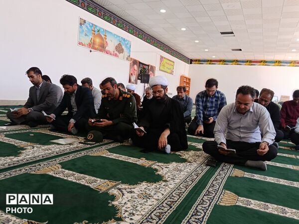 تجدید میثاق فرهنگیان شهرستان خوسف با آرمان‌های آقای شهید ایران