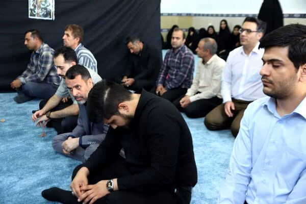 مراسم یادبود شهید جمهور آیت الله سید ابراهیم رئیسی در آموزش و پرورش شهرستان اسلامشهر