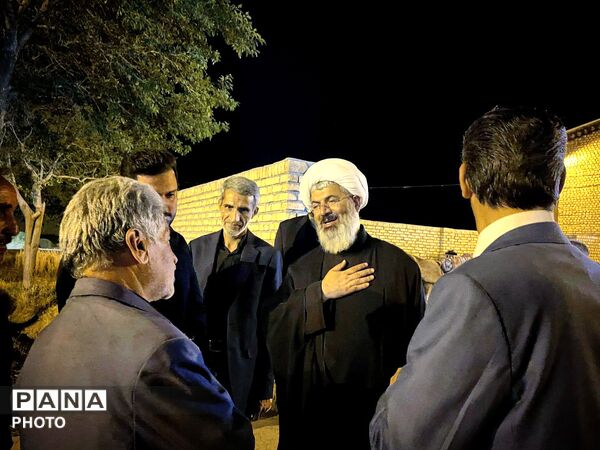 بازدید امام جمعه کاشمر از هیأت حسینی روستای جردوی