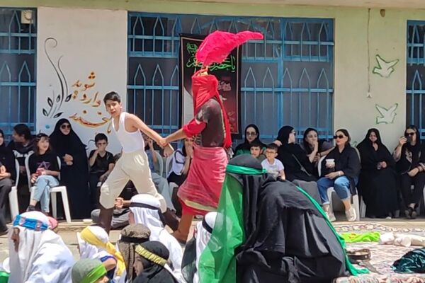 مراسم شبیه خوانی روز عاشورا در شهرستان طالقان