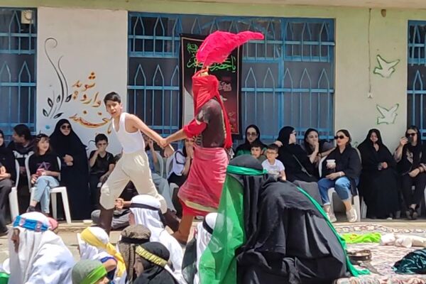 مراسم شبیه خوانی روز عاشورا در شهرستان طالقان