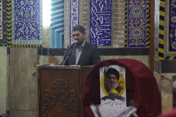 مراسم بزرگداشت حماسه 9 دی در مسجد حظیره در یزد