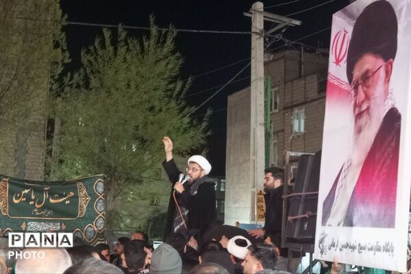 خروش عظیم مردم نصیر شهر در دسته عزاداری شهادت آیت الله امام خامنه ای (قدس سره)