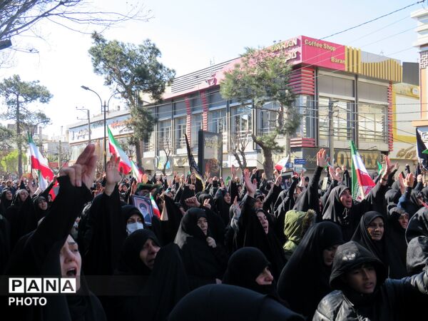 تجمع مردمی برای شهادت رهبر عزیز انقلاب