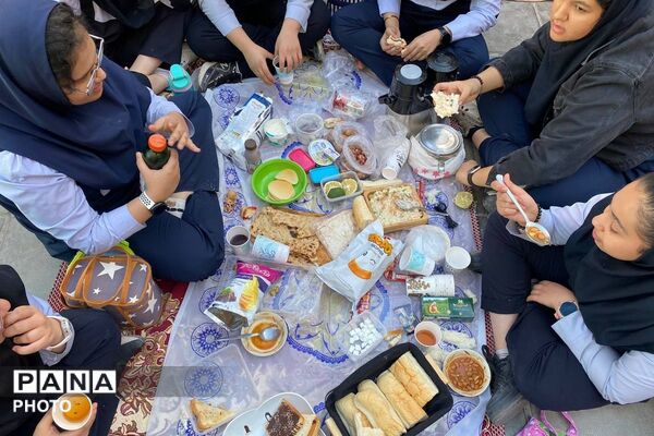 صبحانه سلامت در مدرسه نگین دانش