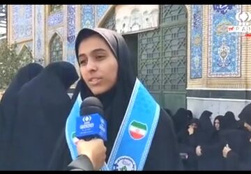 تجمع مردم شهیدپرور زابل در محکومیت جنایات رژیم صهیونسیتی