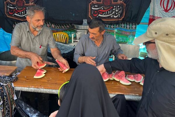 برپایی موکب میدان پویای اربعین