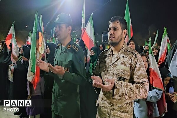 جوشش غیرت انقلابی مردم شهر بار در  اجتماعات شبانه