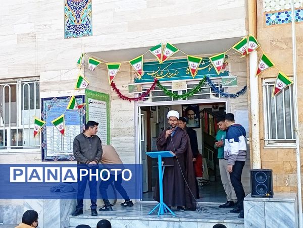 مراسم میلاد حضرت ابوالفضل(ع) در دبیرستان میثاق