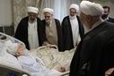 عیادت نمایندگان رهبر معظم انقلاب از آیت‌الله نوری همدانی