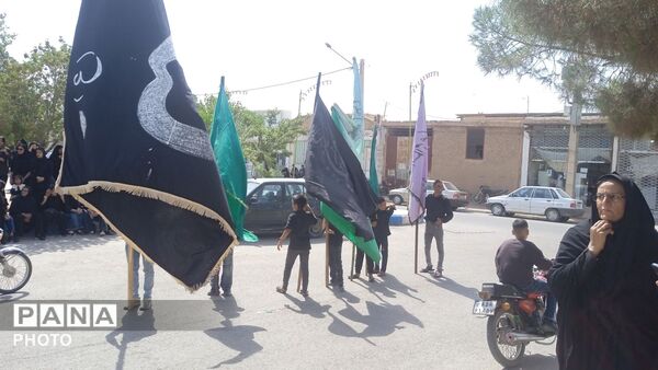 نخل گردانی در روستای فدافن،تاسوعایی به یادگار از کربلا 