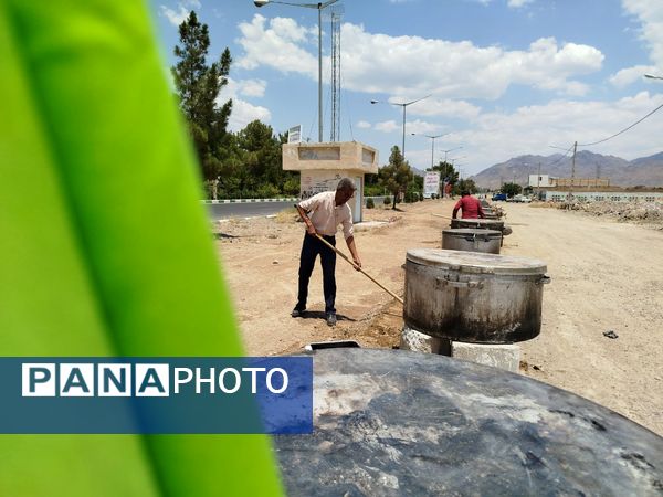 آماده سازی 110 دیگ اطعام علوی در کاشمر