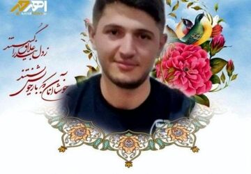 تشییع پیکر مطهر شهید والا مقام رضا جباری در اهر