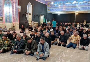 مراسم بزرگداشت چهلمین روز شهدای اقتدار در بروجرد