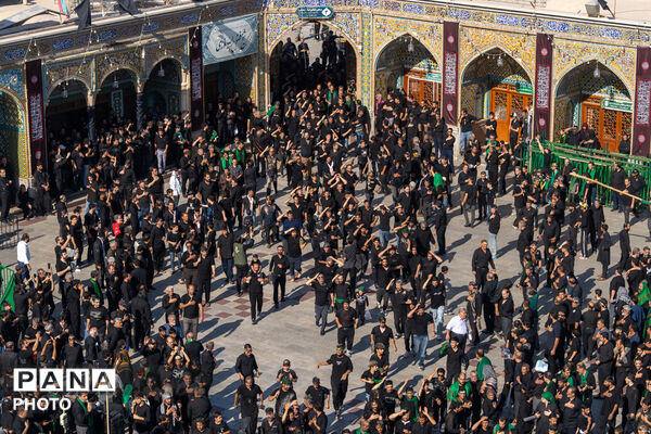 جلوه‌های ویژه از عزاداری هیات چهل اختران قم در روز عاشورا