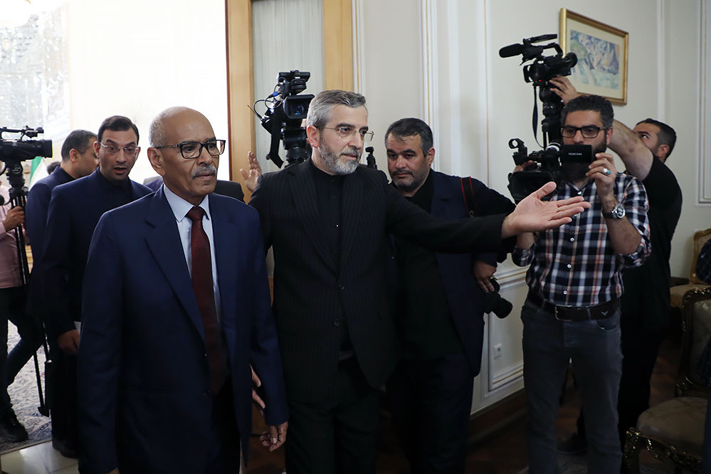 دیدار وزیر امور خارجه سودان با سرپرست وزارت امور خارجه