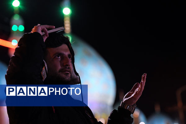 مراسم احیاء سومین شب قدر در مسجد مقدس جمکران