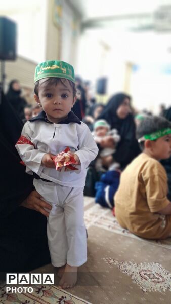  مراسم باشکوه شیرخوارگان حسینی در مسجد جامع درگزین