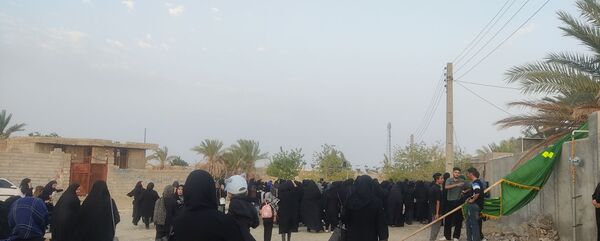مراسم عزاداری امام حسین‌‌(ع) در روستای باغات