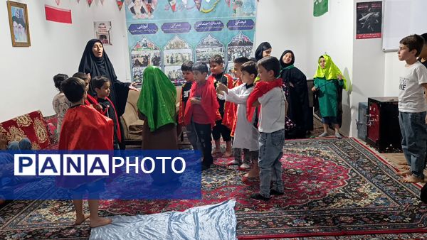 برپایی مهد آدینه نور در مسجد صاحب الزمان آشخانه 