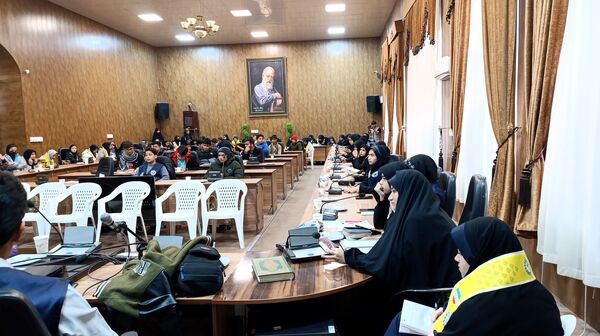 سومین همایش خبرنگاری پانا دانش‌آموزان متوسطه اول و دوم در نیشابور