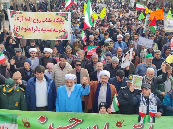 راهپیمایی 22 بهمن راز جرگلان 