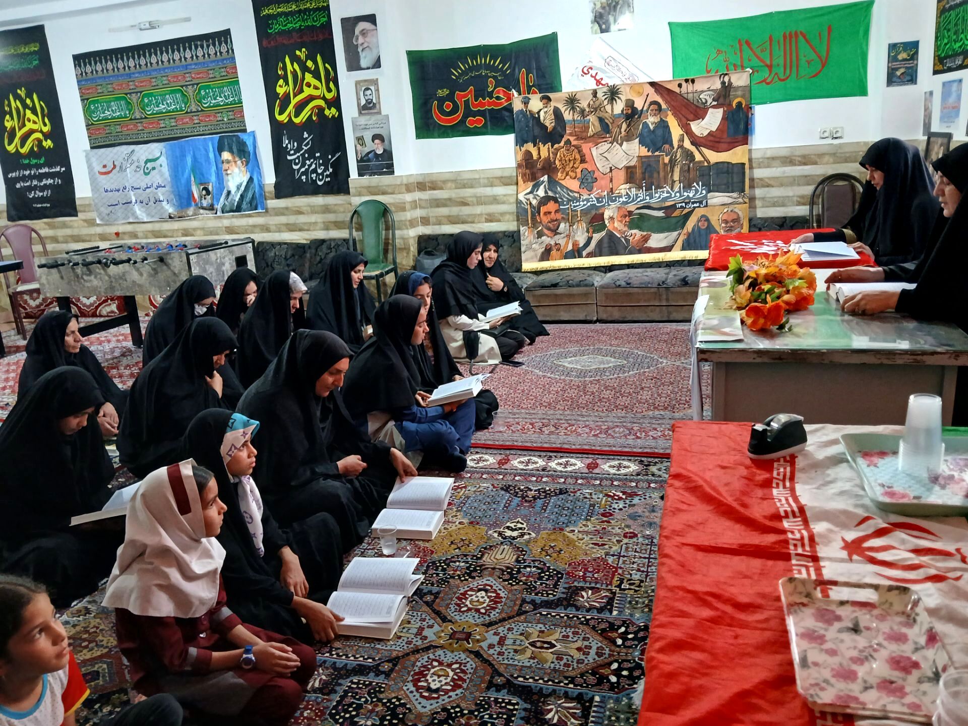 آغاز طرح «جوانه‌ها» و محفل پرده‌خوانی در مسجد امام رضا (ع) کوهدشت