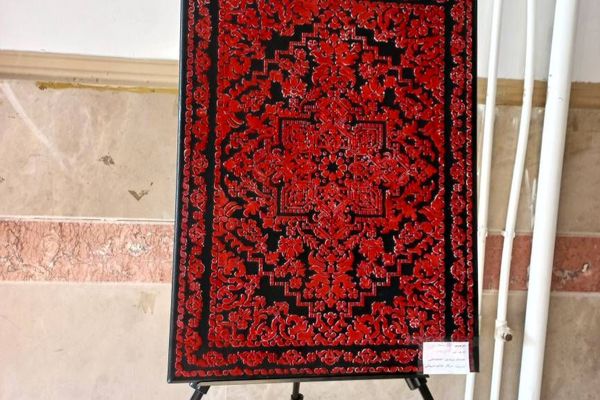 نمایشگاه ایرانمون هنرستان پروین اعتصامی  پردیس به مناسبت دهه فجر 