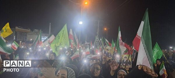 حضور پرشور مردم منطقه رودخانه در آیین گرامیداشت چهلمین روز شهادت